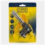 Clipper Tête de fixation pour chalumeau avec flamme réglable et verrouillage de sécurité