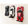 3Dudes & Dad Support mural compatible avec LEGO® Technic Ferrari 488 GTE – Crochet de rangement conçu sur mesure pour l'ensemble