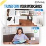 DocFeedz Lot de 10 intercalaires en plastique A4 avec papier d'index couleur pastel avec trous pré-perforés pour la maison, l'éc