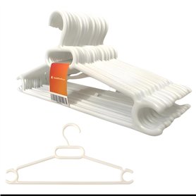 NA-1 AroundTheHouse - Lot De 20 Cintres En Plastique Qualité Et Résistant Pour Pantalons