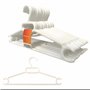 NA-1 AroundTheHouse - Lot De 20 Cintres En Plastique Qualité Et Résistant Pour Pantalons