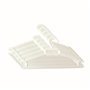 NA-1 AroundTheHouse - Lot De 20 Cintres En Plastique Qualité Et Résistant Pour Pantalons, Chemises, Jupes, Polos, Vestes Légères