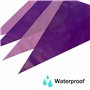 Guirlande de fanions violets de 30 m, 74 grands drapeaux pour décorations d'intérieur et d'extérieur, parfaite pour les décorati