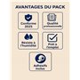 Affichage obligatoire 2025 consignes de sécurité incendie (A4), Premiers secours et Plan d'évacuation,conforme code du travail.F