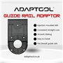 Adaptateur de rail de guidage de toupie compatible avec débroussailleuse Dewalt pour piste de scie plongeante DCW604NT DCW600N D