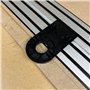 Adaptateur de rail de guidage de toupie compatible avec débroussailleuse Dewalt pour piste de scie plongeante DCW604NT DCW600N D