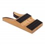 William Hunter Cric de bottes en bois | Extracteur de bottes en caoutchouc robuste avec bord en caoutchouc rembourré | Extracteu