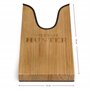William Hunter Cric de bottes en bois | Extracteur de bottes en caoutchouc robuste avec bord en caoutchouc rembourré | Extracteu
