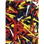 Bulldog Golf Tees® Lot de 100 tees de golf en bois de 55 mm