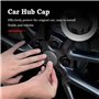 Kjzyq 4 Pièces Cache de Roue pour Smart Brabus, Wheel Hub Cap Centre Accessoires de Voiture imperméables Anti-poussière,Normal-A