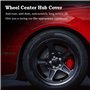 Kjzyq 4 Pièces Cache de Roue pour Smart Brabus, Wheel Hub Cap Centre Accessoires de Voiture imperméables Anti-poussière,Normal-A