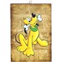 Disney Lot de 7 tableaux Mickey Minnie Mouse Doland Daisy Duck Goofy Pluto Style Vintage Série Bandes dessinées de collection Im