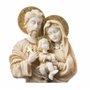 BeautifulGreekStatues Sainte Famille Jésus Christ Marie Joseph Statue Figurine Religieuse Peinte À La Main 12 cm