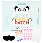 Chillife Lot de 146 Patch bouton contre l'acné avec bande de nez adhésive I Pimple patch
