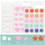 Chillife Lot de 146 Patch bouton contre l'acné avec bande de nez adhésive I Pimple patch, soin visage I Élimine les points noirs
