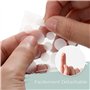 Chillife Lot de 146 Patch bouton contre l'acné avec bande de nez adhésive I Pimple patch, soin visage I Élimine les points noirs