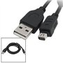 De haute qualité – Câble USB – Câble USB pour appareils photo numérique Olympus CB-USB5/CB-USB6 – Modèle compatible avec Olympus