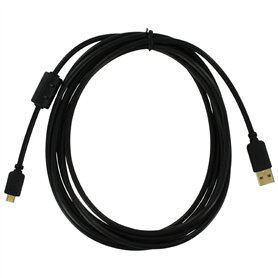 Dragon Trading® Lot de 2 câbles de charge USB de 2 m pour manette Sony PS4 avec connecteurs en or plaqué