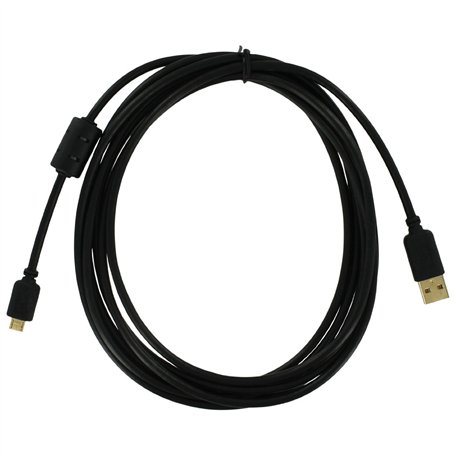 Dragon Trading® Lot de 2 câbles de charge USB de 2 m pour manette Sony PS4 avec connecteurs en or plaqué