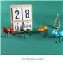 4PCS Ant ornements de jardin Jardin Art Métal Sculpture Ant Ornement coloré mignon d'insectes pour Hanging Wall Art Jardin Pelou