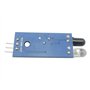 Aihasd 10 pièces LM393 Module de barrière infrarouge Obstacle Évitement Capteur de détection Reconnaissance de lignes noir et bl