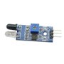 Aihasd 10 pièces LM393 Module de barrière infrarouge Obstacle Évitement Capteur de détection Reconnaissance de lignes noir et bl