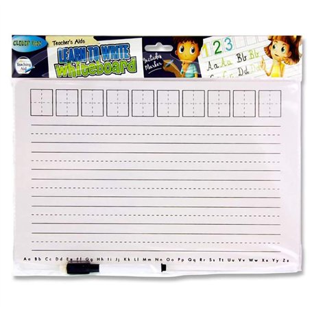 Premier papeterie W2118847 Clever enfants Teacher's Aide à l'apprentissage de l "écriture Tableau blanc avec marqueur