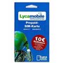 Lyca Mobile Carte SIM prépayée +5 euros de crédit – Lycamobile