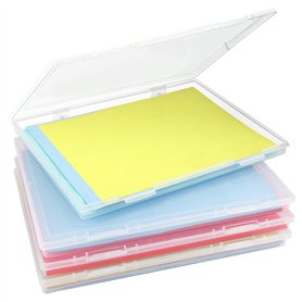 Winter Shore Porte Documents A4 [Pack de 4] - Protege Document pour Organiser Lettres