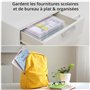 Winter Shore Porte Documents A4 [Pack de 4] - Protege Document pour Organiser Lettres, Albums, Magazines - Rangement Document Ad