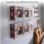 Winter Shore Etageres Murales en Acrylique Transparent 380 mm [Lot de 4] - Etagere Invisible Livres, Décoration, Plantes, Jouets