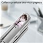 Winter Shore Perforatrice 1 Trou - Perforeuse 1 Trou Portative Diamètre Trou 6 mm - Profondeur 5 cm - Capacité 20 Feuilles - Col