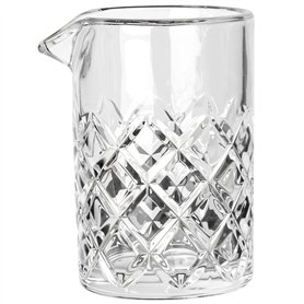 Winter Shore Verre Mélangeur pour Cocktails de 480 ml - Pichet à Cocktails Pro avec Base Lestée