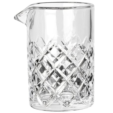 Winter Shore Verre Mélangeur pour Cocktails de 480 ml - Pichet à Cocktails Pro avec Base Lestée