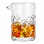 Winter Shore Verre Mélangeur pour Cocktails de 480 ml - Pichet à Cocktails Pro avec Base Lestée, Bec Anti Gouttes, Motifs Diaman