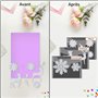 Winter Shore Sacs Rangement Dies & Feuilles Magnétiques Caoutchouc (Lot de 40) Protège Tampons, Découpes - Fournitures Scrapbook