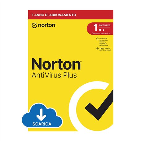 NortonLifeLock Norton AntiVirus Plus 2020 Licenza completa 1 licenza/e 1 anno/i