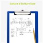 ACROPAQ Presse-papiers - Restez organisé avec notre presse-papiers A4 en PP bleu foncé durable - 1x presse-papiers inclus