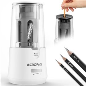 ACROPAQ Taille-crayon électrique - Pour crayons 6-12 mm