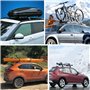 ZXHHXEB Voiture Toit Étagère,pour Nissan Terra 2018-2020 Aluminium Croix Barres Balustrade Transporteur, Charger Transporteur, V