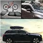 ZXHHXEB Voiture Toit Étagère,pour Volvo XC90 2015-2020 Aluminium Croix Barres Balustrade Transporteur, Charger Transporteur, Voy