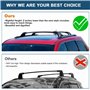 ZXHHXEB Voiture Toit Étagère,pour Jeep Grand Cherokee WL 2022 2023 Aluminium Croix Barres Balustrade Transporteur, Charger Trans