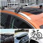 ZXHHXEB Voiture Toit Étagère,pour Jeep Renegade 2015-2018 Aluminium Croix Barres Balustrade Transporteur, Charger Transporteur, 