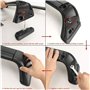 ZXHHXEB Voiture Toit Étagère,pour Nissan X-Trail Rogue 2014-2018 Aluminium Croix Barres Balustrade Transporteur, Charger Transpo
