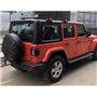pour Jeep JL Wrangler 2018 2019 2020 Aluminium Croix Barres Balustrade Transporteur