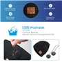 ZRUHIG Bonnet Bluetooth Homme, Bonnet Bluetooth Unisexe Cadeau Musique stéréo Chapeau d'hiver Chapeau sans Fil avec Bluetooth V5