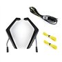 XYWOPO Feu d'accentuation Avant à LED RZR XP 1000 Clignotants Fang Lights avec Couleur de Poursuite