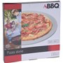 MaxxGarden Pierre à Pizza pour la Cuisson - Plaque Ronde en Pierre à Pizza pour Le Four du Gril du Barbecue - Cuire Servir Pizza