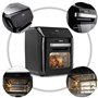 MaxxHome Friteuse sans Huile XXL - Airfryer - Friteuse à air chaud - Mini Four Multifonction - 1800 W + Livre de cuisine et acce