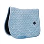 Kentucky Horsewear - Tapis de selle en velours - Tapis de selle - Saut - Bleu clair